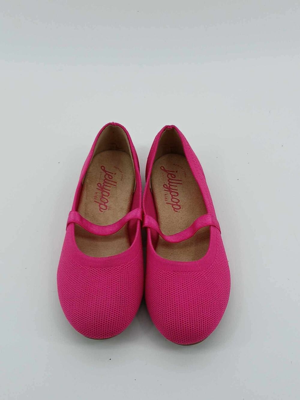 Knit fabric Mary Jane ballet flats, Jellypop, Girls size 9